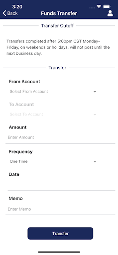 New Era Bank Mobile Banking Screen 3