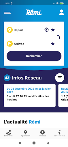 Android application Rémi screenshort