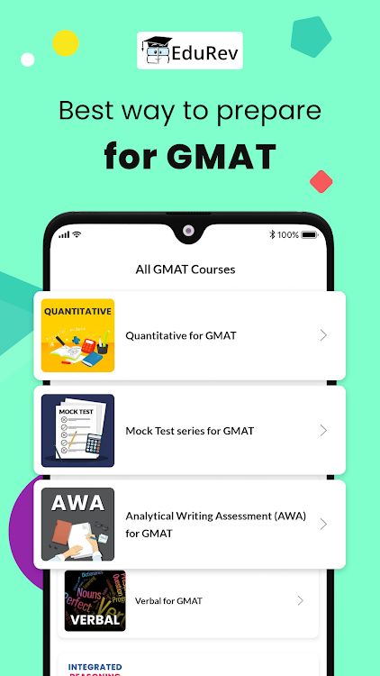 GMAT Exam Prep App, Mock tests - 4.5.1_gmat - (Android)
