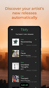 Tikify: discover new music Capture d'écran