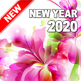 Happy New Year 2020 (Flowers) icon