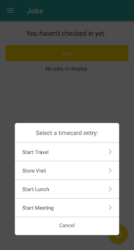 TAP Merchandising Screen 3