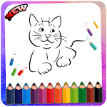 Cover Image of Download Cute Kitty Coloring Book 16.0 APK
