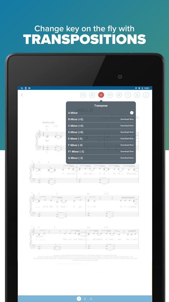 Musicnotes Sheet Music Player Screenshot 10