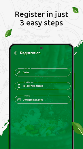 Android application Homee Vendor screenshort