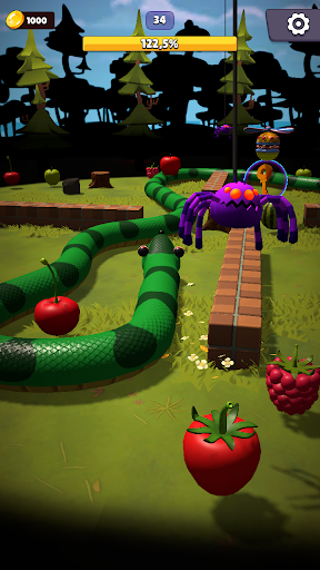 Android application Axy Snake 3D: Classic Arcade screenshort