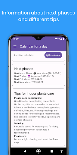 Lunar calendar for plants Screenshot 2 - AppWisp.com