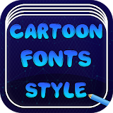 Cartoon Fonts Style Free icon