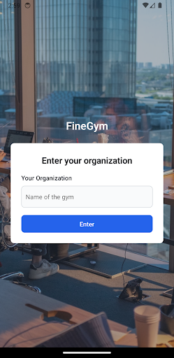 Android application FineGym screenshort