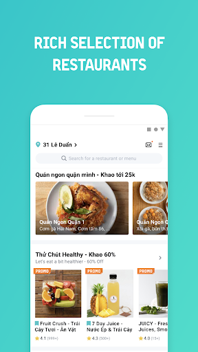 BAEMIN - Food delivery app  Screenshots 4