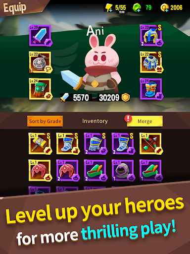Screenshot of Anipang Matchlike (Puzzle RPG)