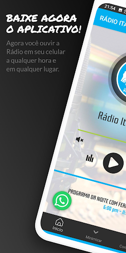 Android application Rádio Itaquara screenshort