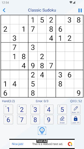 Android application Sudoku - Classic Jigsaw Killer screenshort