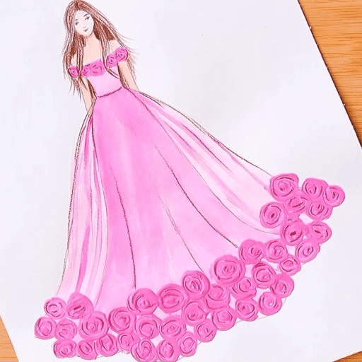 How to draw dresses - AppWisp.com