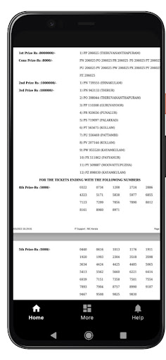 Android application Kerala Lottery Results screenshort