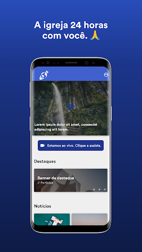 Android application Comunidade Cristã de Ribeirão screenshort