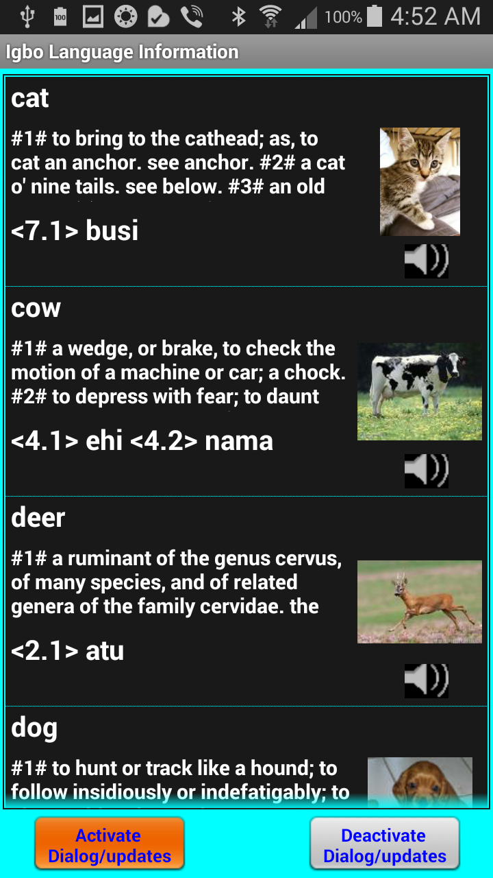Android application Speak and Write Igbo Language screenshort