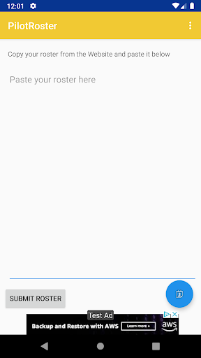 PilotRoster Screen 2