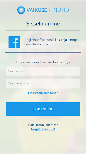 Android application Vaikuseminutid screenshort