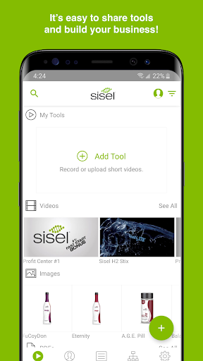Android application Sisel screenshort