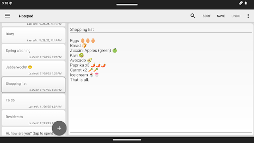 Notepad - simple notes screenshot 11