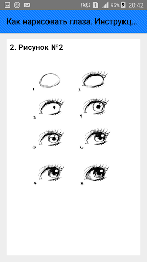 Как нарисовать глаза. Инструкц