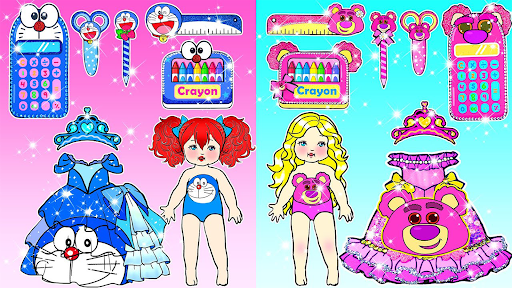 Paper Dolls Diary DIY Dress Up Screen 3