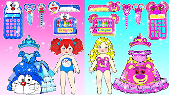 Game screenshot Paper Dolls Diary DIY Dress Up apk download