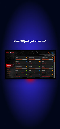 Android application SmartTVclub, lecteur OTT, IPTV screenshort