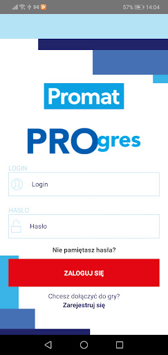 Android application Promat PROgres screenshort