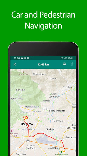 Bergamo Offline Map and Travel Screen 2