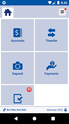 KAW VALLEY STATE BANK-Business Screen 3