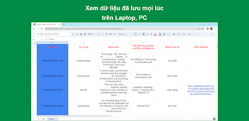 Từ vựng IELTS, chuyên ngành Screen 2