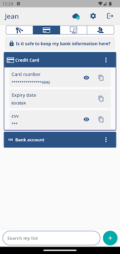 UpSignOn Screen 2