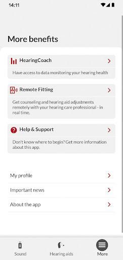 Bernafon App screenshot 5