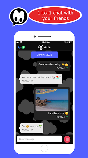 MIME Chat - Minimal Messaging Screenshot 1 - AppWisp.com
