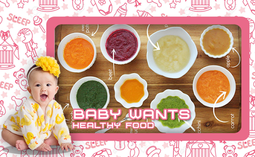 Android application Homemade Baby Food Recipes screenshort