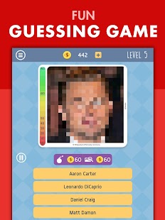 Celebrity Guess - Star Puzzle Guessing Game Capture d'écran