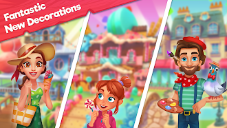 Game screenshot Delicious B&B: Decor & Match 3 hack