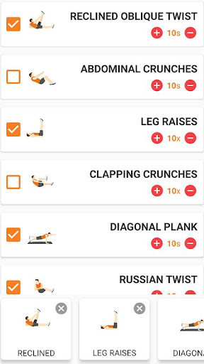 Six Pack in 28 Days Abs Home Screen 3