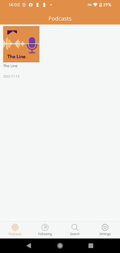 Android application EHAB The Line screenshort
