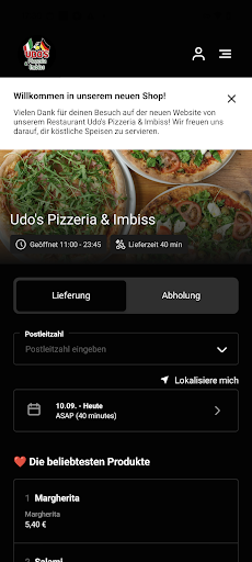 Udo's Pizzeria & Imbiss Screenshot 3 - AppWisp.com
