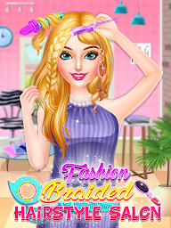 Braided Hair Salon Girls Games