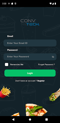 Convtech Delivery Driver App Screen 2