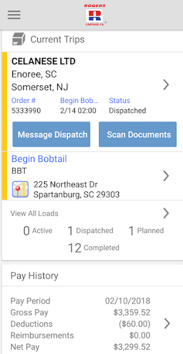 My Tankstar Mobile App Screen 2
