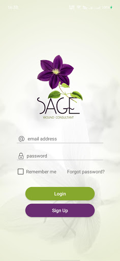 Sage Wound Consultant Screen 2