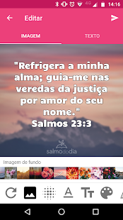Visualização do aplicativo