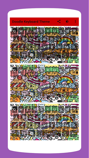 Cool Doodle Keyboard Theme