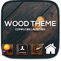 Wood theme for  Computer Launcher