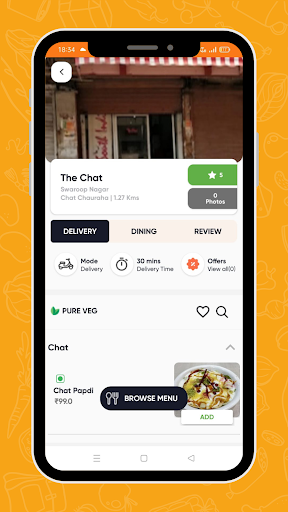 Newkake - Food Delivery App Screen 3